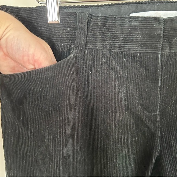 JOSEF Retro Wide Boot Leg Corduroy Jeans 100% Cotton Black Size 12 - Picture 5 of 8